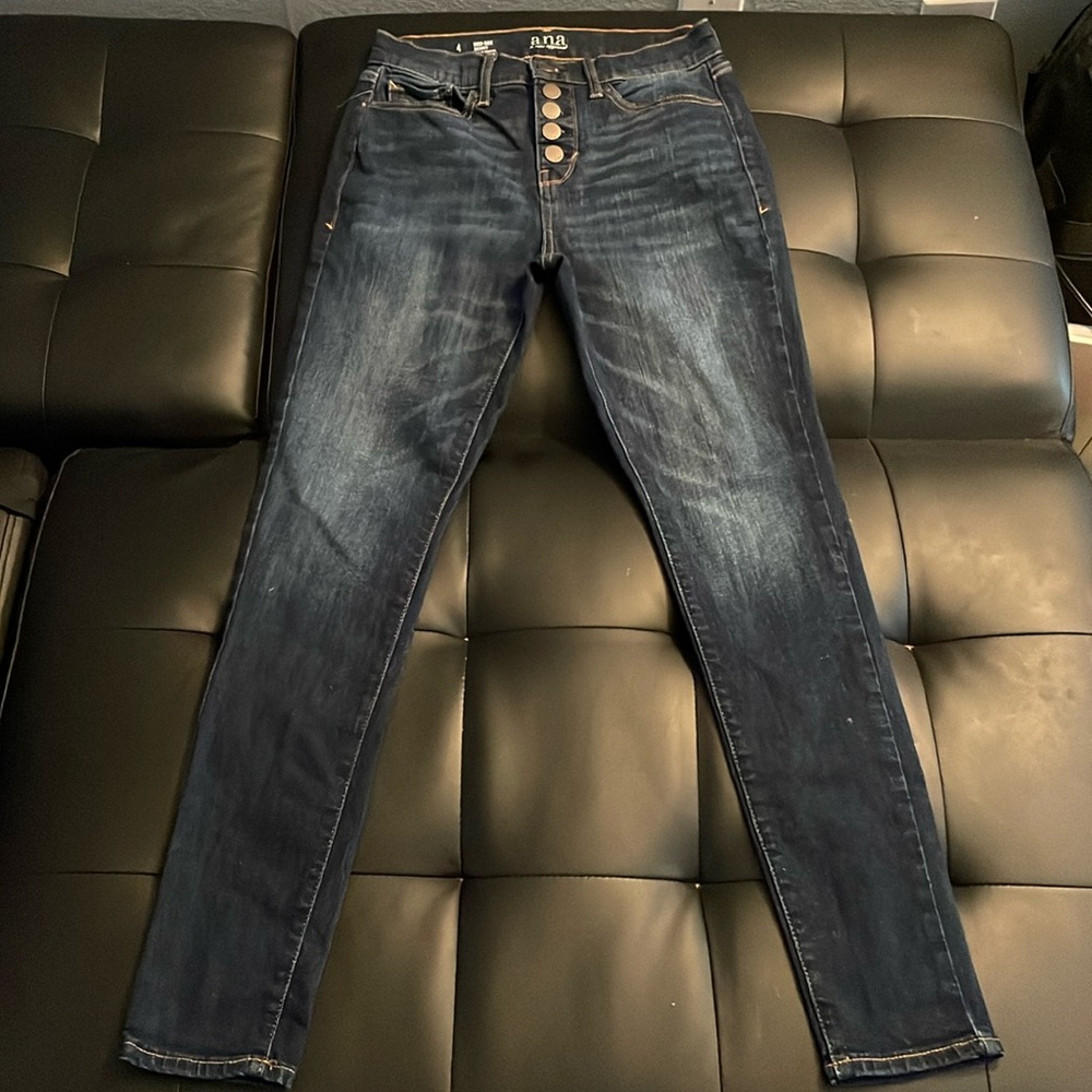 High rise skinny jeans